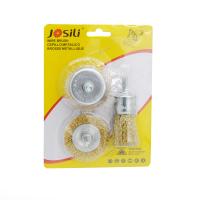 Набор щеток д/дрели 3шт (плоская 50мм, чашка 50мм, кисть 25мм)  Josili(120)