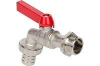 Кран водоразборный 1/2"ALT/TEBO  шаровый поливочный с латунным штуцером (7/56)
