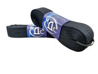 Лента плетеная полипропиленовая (ЛТПП 40-400) 40 х 10м черная (МДС)