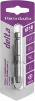 Сверло по стеклу и кафелю "Rennbohr DELTA" 16,0х88мм (2 грани) хвостовик Е6.3 (1/24)