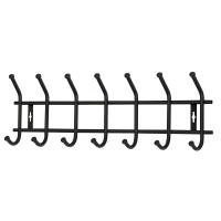 Вешалка настенная ВНТ7М (матовый черный) 665х192х80 НИКА (5)