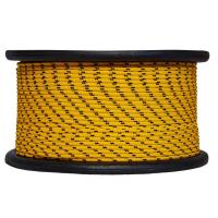 Шнур плетеный полипропиленовый КАТУШКА (ПП) с сердечником  6мм х 200м 16-прядный цветной "МДС"