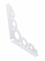 Кронштейн 182*182*1,5 пол. белый фигурный г.Кунгур (40)