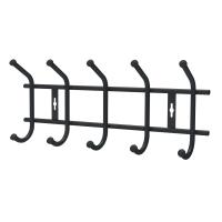 Вешалка настенная ВНТ5М (матовый черный) 485х180х67 НИКА (5)
