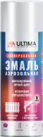 Аэрозоль Ultima МЕТАЛЛИК эмаль СЕРЕБРО 520мл (12)