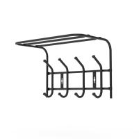 Вешалка настенная ВП4 (матовый черный)  405х265х245 НИКА (5)