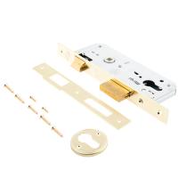 ЗВ КАЛЕ 152/R (35 mm) замок врезной, корпус (золото)