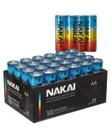 Батарейка "NAKAI" Alkaline LR06 Hi-Tech б/б 24box (24/480)