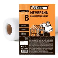 Мембрана строительная пароизоляционная 60м² х 1,6м (тип B) "FIBERON"