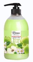 Мыло жидкое 1л RoMax Зеленое яблоко дозатор (1/8)
