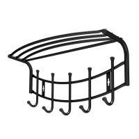 Вешалка настенная ВНП4 (черный) 525х300х235 НИКА (5)