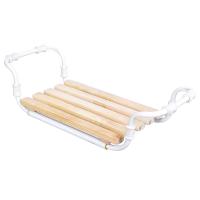 Сиденье в ванну СВ3 деревянное, раздвижное (Ника) 720/770х285х150