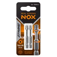 Бита TORX 40х50 мм torsion NOX STRONG (2шт/карта)