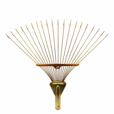 Грабли веерные 18-зубые (470мм) проволочные раздвижные удлиненные (без черенка) 