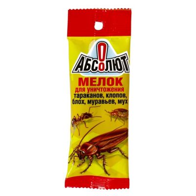 Средство от тараканов и муравьев АБСОЛЮТ мелок в пленке (1/100)