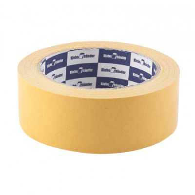 Лента клеящая двухсторонняя 38мм 25м полипропилен Klebebander (6/48)