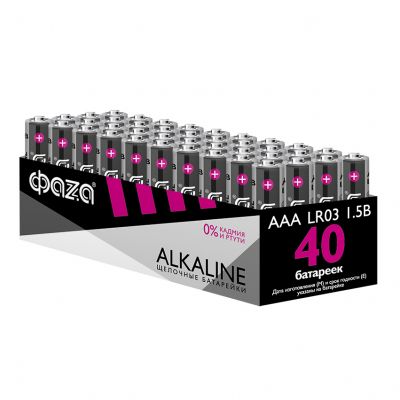 Батарейка ФAZA LR3 (40 box) (480)