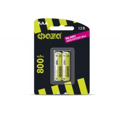 Батарейка аккумуляторная ФAZA R3 (2*BL)  800mAh (NIMH) (2/20/100)