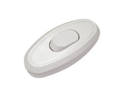 ъВыключатель бра TDM белый 6А, 250В (80)