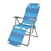 Кресло-шезлонг складное с подножкой К3 (синий)