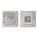 Фиксатор Code Deco WC-2207-CRM/CR (мат. хром/хром) (5/100)