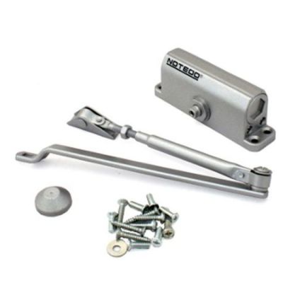 Доводчик NOTEDO DC-060-I (серый) до 80 кг. (-20С/+60С) ЭКОНОМ