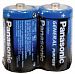 Батарейка PANASONIC R 14 б/б (2Bl) Цинк 2/24/480