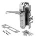 ЗВ Апекс 1023/60-CR  замок врезной с ручками (хром) (1/20)