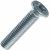 Винт с потайной головкой M4*16 цинк (100/1000) DIN 965