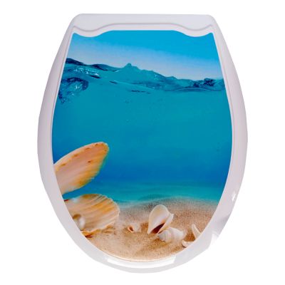 Сиденье для унитаза с рисунком МУЛЬТИПЛАСТ (10) ЛАЗУРНЫЙ БЕРЕГ Сиденье для унитаза с рисунком МУЛЬТИПЛАСТ (10) ЛАЗУРНЫЙ БЕРЕГ