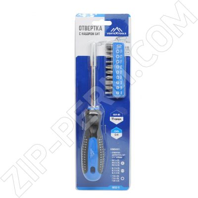 Отвертка VertexTools с набором бит (11пр)
