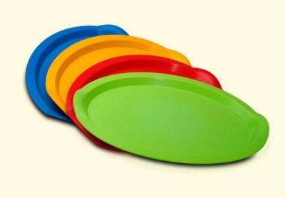 Поднос пластмассовый 352x470мм цвет микс (Лысьва) (10)