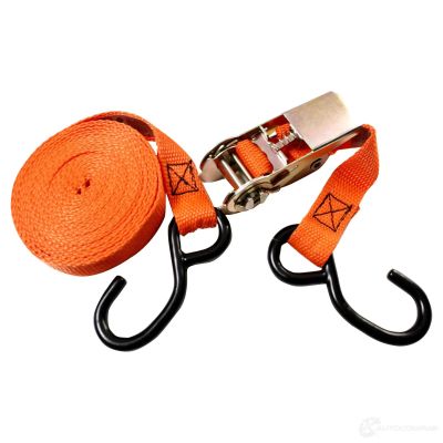 Стяжка-лента  5м х 25мм (150кг) крюки, храповик 