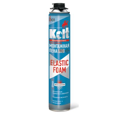 Пена монтажная всесезонная «KOLT ELASTIC FOAM» 900гр (12)