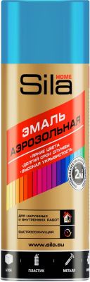 Краска Sila HOME Max Paint ГОЛУБОЙ RAL5012 аэрозольная унив.520мл