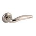Ручки раздельные Апекс H-0809-А-NIS/NI (матовый никель/никель) "BEIJING" Megapolis (12)