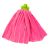 Насадка для швабры МОП микрофибра цельная 150г "юбка" розовая УМНИЧКА (50)