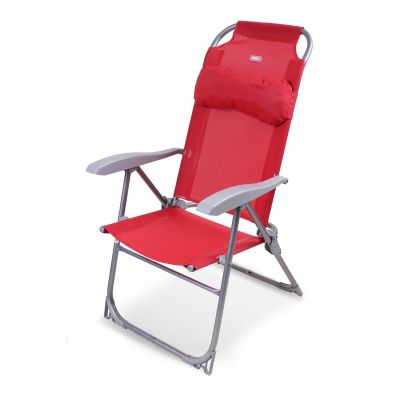 Кресло-шезлонг складное К2 (гранатовый)