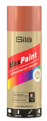 Краска Sila HOME Max Paint МЕДНЫЙ МЕТ аэрозольная с мет. эфф..520мл