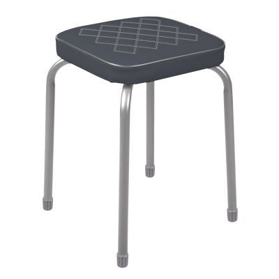 Табурет 4 ножки НТ3/ТС (темно серый) Табурет 4 ножки НТ3/ТС (темно серый)