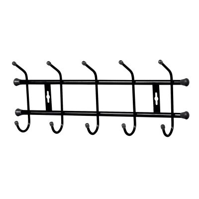 Вешалка настенная ВН5 (черный) 485х180х67 (5)