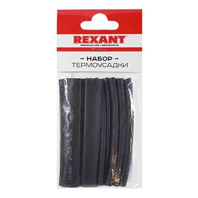 Набор термоусадочных трубок №7 (КЛЕЕВЫЕ) CTTK GLUE 3:1 Rexant (1/100)