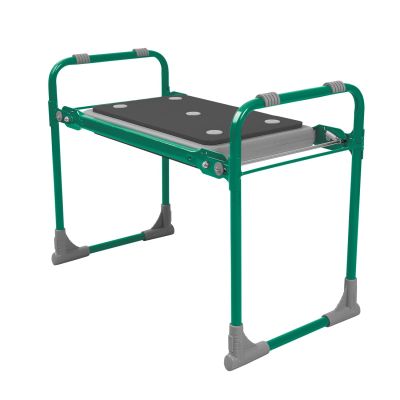 Скамейка садовая с мягким сиденьем СКМ2/З ЗЕЛЕНЫЙ (Ижевск)