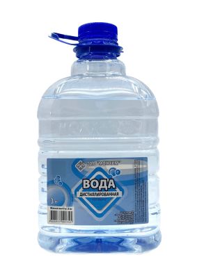 Вода дистиллированная 3л 