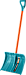 Лопата снеговая пластм. GRINDA PROLine FIBER-400 400мм Ал/планка, особопрочный черенок, V-обр.ручка