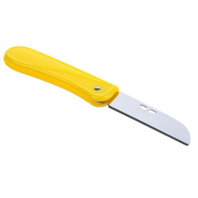 Нож складной INBLOOM для грибника 170мм, пластм. ручка, цвет mix