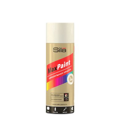 Краска Sila HOME Max Paint СЛОНОВАЯ КОСТЬ RAL1015 аэрозольная унив.520мл