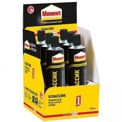 Клей Момент-1 универсальный КЛАССИК 125мл. (6/48)