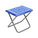 Стул походный складной с пластиковым сиденьем ПСП4 (индиго)