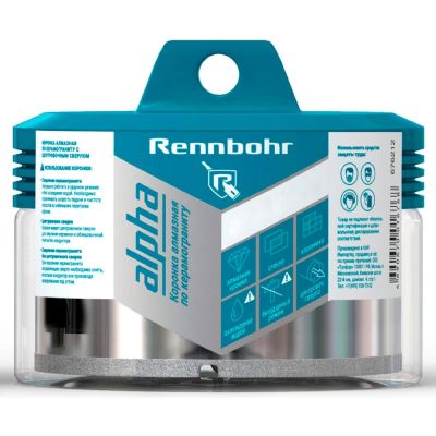 Коронка алмазная по керамограниту и керамике ф105мм 